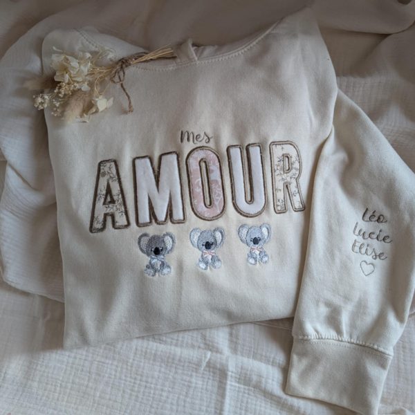 Sweat Capuche Mixte à Personnaliser